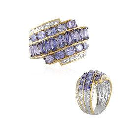 Tanzanite Silver Ring (Gems en Vogue)