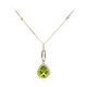 14K Dashihe Peridot Gold Necklace (CIRARI)