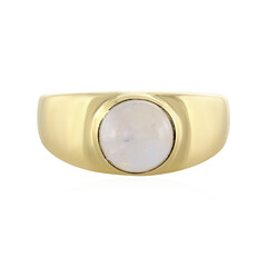 Rainbow Moonstone Silver Ring