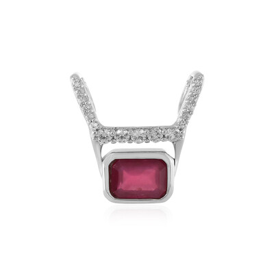 Madagascar Ruby Silver Pendant