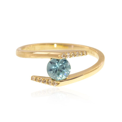 9K Ratanakiri Zircon Gold Ring (de Melo)