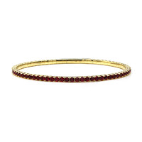 14K Mozambique Ruby Gold Bangle (CIRARI)