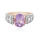 Rose de France Amethyst Silver Ring