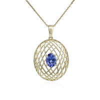 9K AAA Tanzanite Gold Necklace (Ornaments by de Melo)