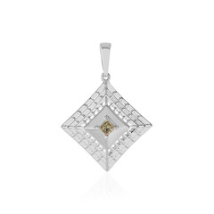 9K I2 Champagne Diamond Gold Pendant (Ornaments by de Melo)