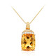 14K Citrine Gold Necklace (CIRARI)