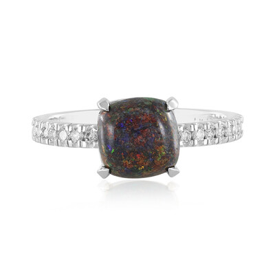 14K Andamooka matrix opal Gold Ring (AMAYANI)