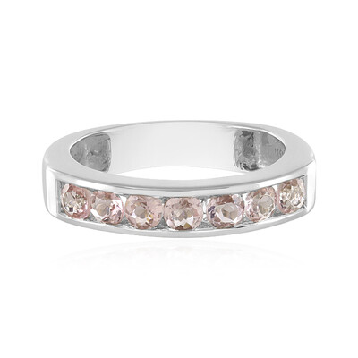 Pink Tourmaline Silver Ring (MONOSONO COLLECTION)