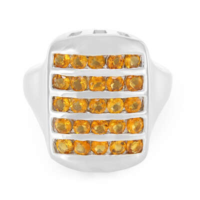 Citrine Silver Ring