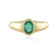 Russian Emerald Silver Ring