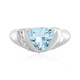 Sky Blue Topaz Silver Ring