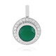 Green Onyx Silver Pendant