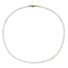 White Topaz Silver Necklace