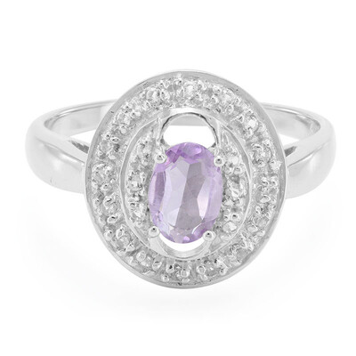 Bolivian Amethyst Silver Ring