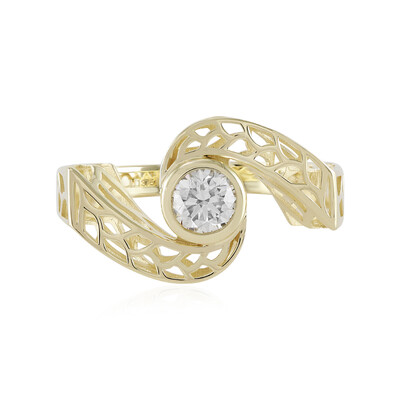 9K I2 (I) Diamond Gold Ring (Ornaments by de Melo)