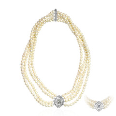 White Topaz Silver Necklace (TPC)