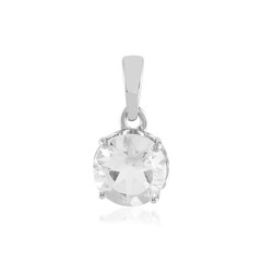 White Quartz Silver Pendant