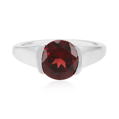 Mozambique Garnet Silver Ring