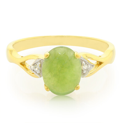 Imperial Chrysoprase Silver Ring