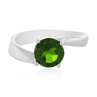 Russian Diopside Silver Ring