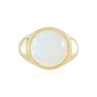 Welo Opal Silver Ring (Adela Silber)