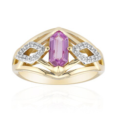 9K Madagascar Pink Sapphire Gold Ring (Rifkind 1894 Collection)