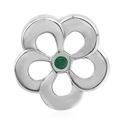 Zambian Emerald Silver Charm (Annette)