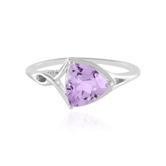 Rose de France Amethyst Silver Ring