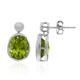 Peridot Silver Earrings