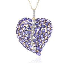 Tanzanite Silver Necklace