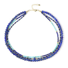 Lapis Lazuli Silver Necklace (Riya)