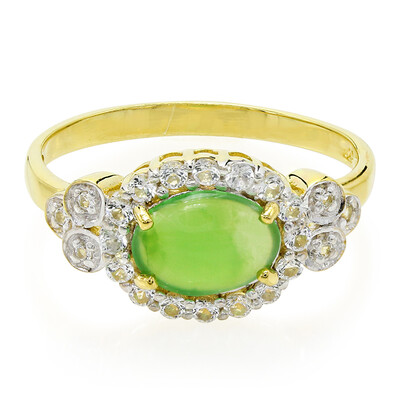 Imperial Chrysoprase Silver Ring