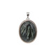 Seraphinite Silver Pendant