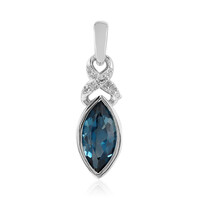 London Blue Topaz Silver Pendant