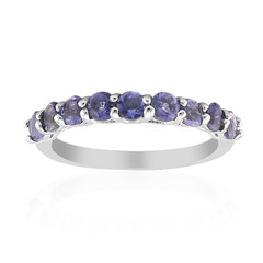 Iolite Silver Ring