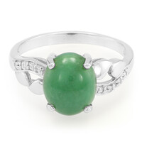 Imperial Chrysoprase Silver Ring