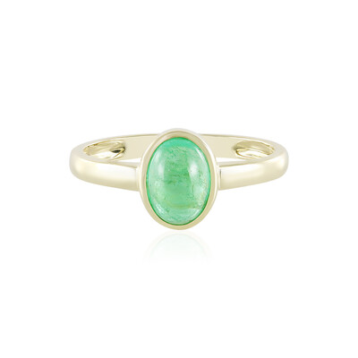 9K Colombian Emerald Gold Ring