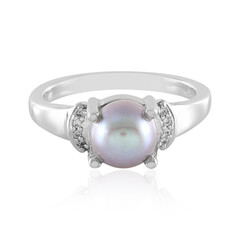 Silver Freshwater Pearl Silver Ring