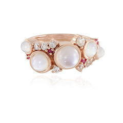 White Moonstone Silver Ring (KM by Juwelo)