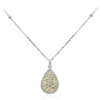 14K SI2 Yellow Diamond Gold Necklace (CIRARI)