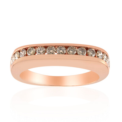 9K SI1 Argyle Rose De France Diamond Gold Ring (Annette)