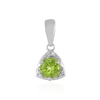 Peridot Silver Pendant