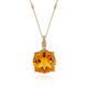 14K Citrine Gold Necklace (CIRARI)