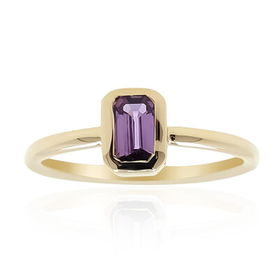 9K Ceylon Purple Sapphire Gold Ring