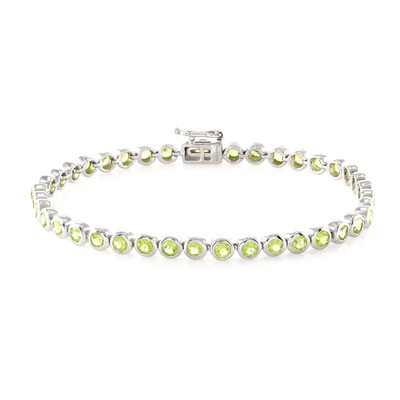 Peridot Silver Bracelet