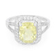 Lemon Citrine Silver Ring