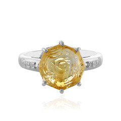 Citrine Silver Ring