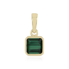 9K Benedito Green Tourmaline Gold Pendant (Adela Gold)