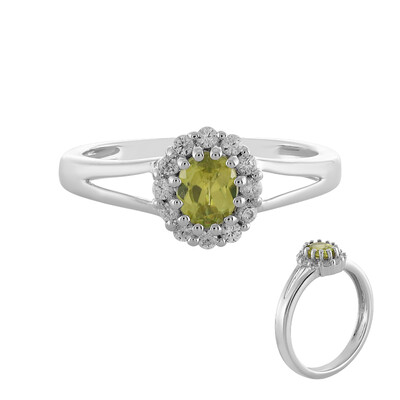 Sphene Silver Ring