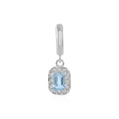 Brazilian Aquamarine Silver Pendant